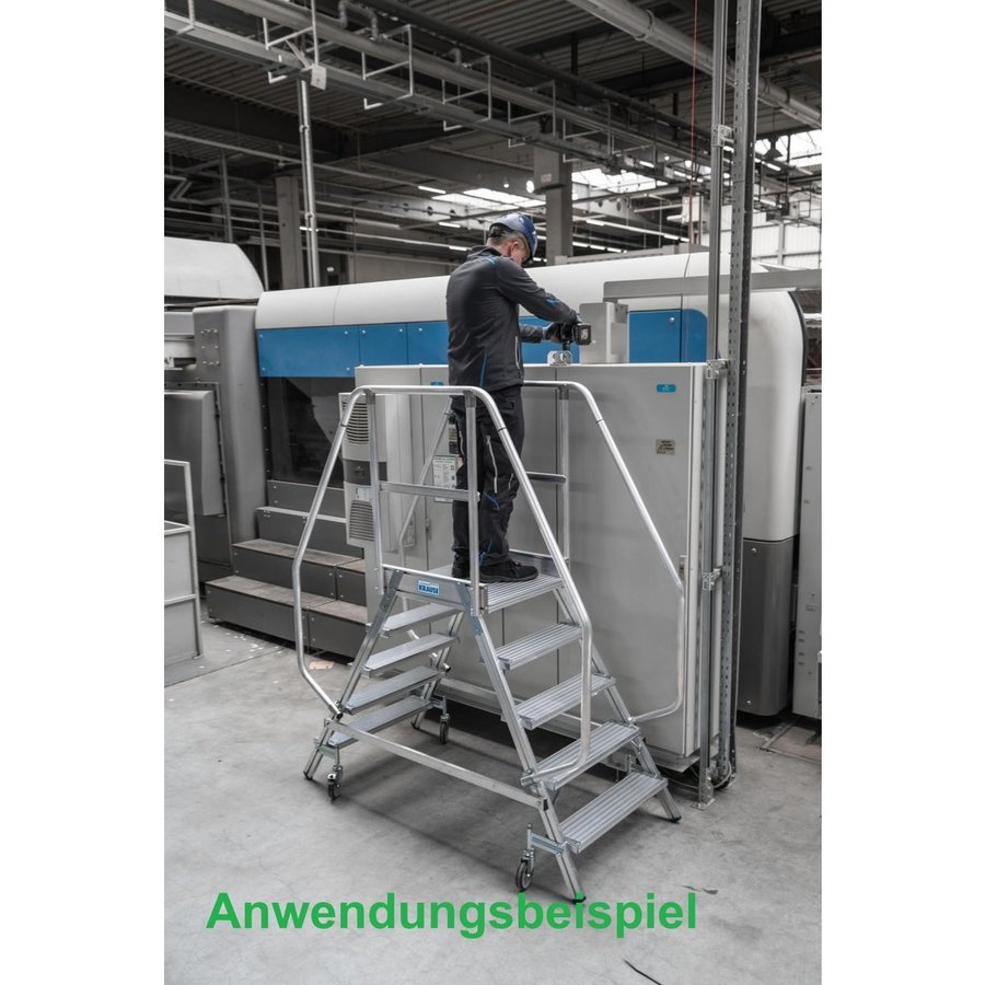 Krause PodestLeiter fahrbar, beidseitig begehbar 2x5
