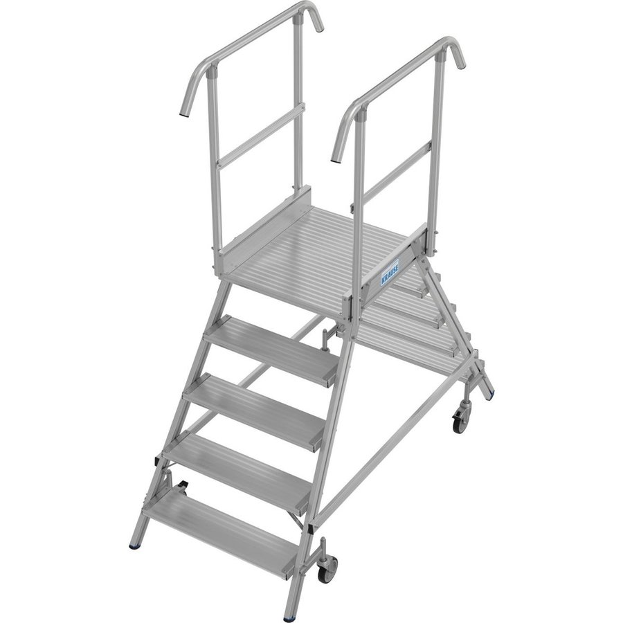 Krause PodestLeiter fahrbar, beidseitig begehbar 2x5
