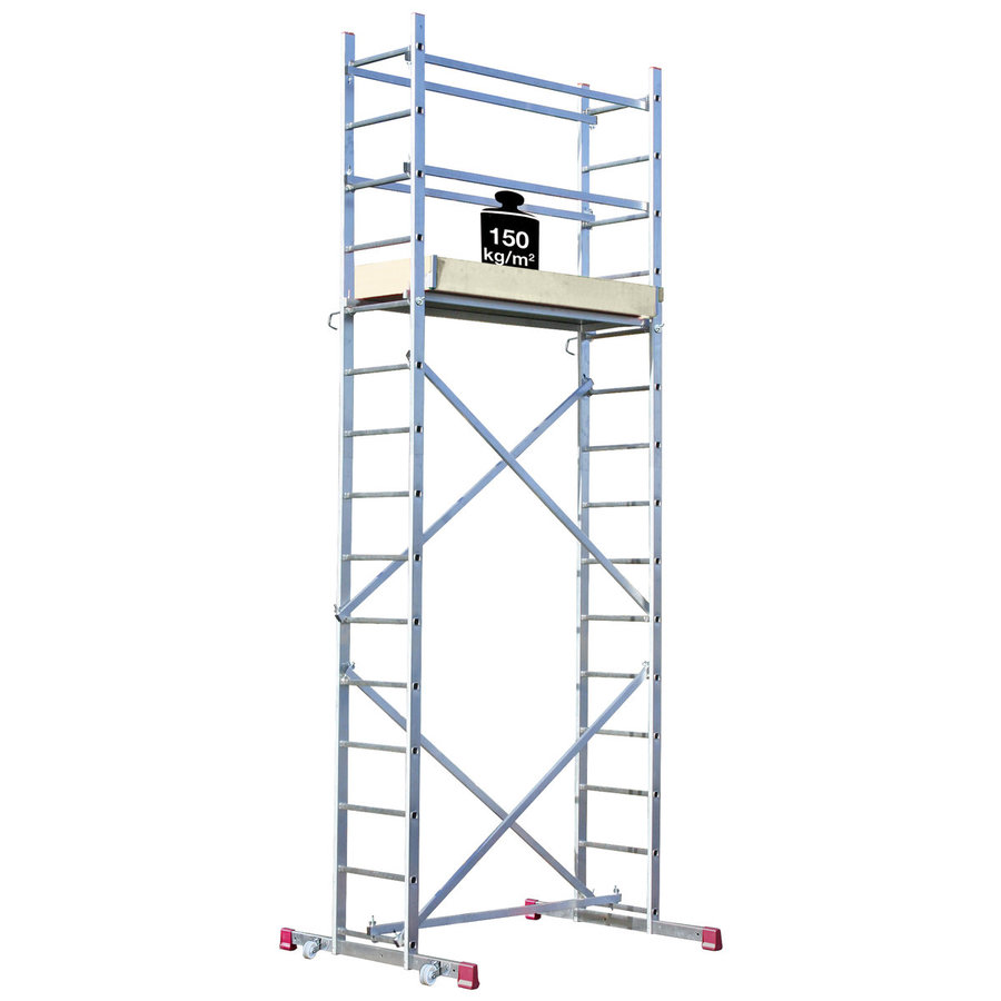 Krause CORDA Montagegerüst Komplettset Max. Arbeitshöhe ca. 5 m