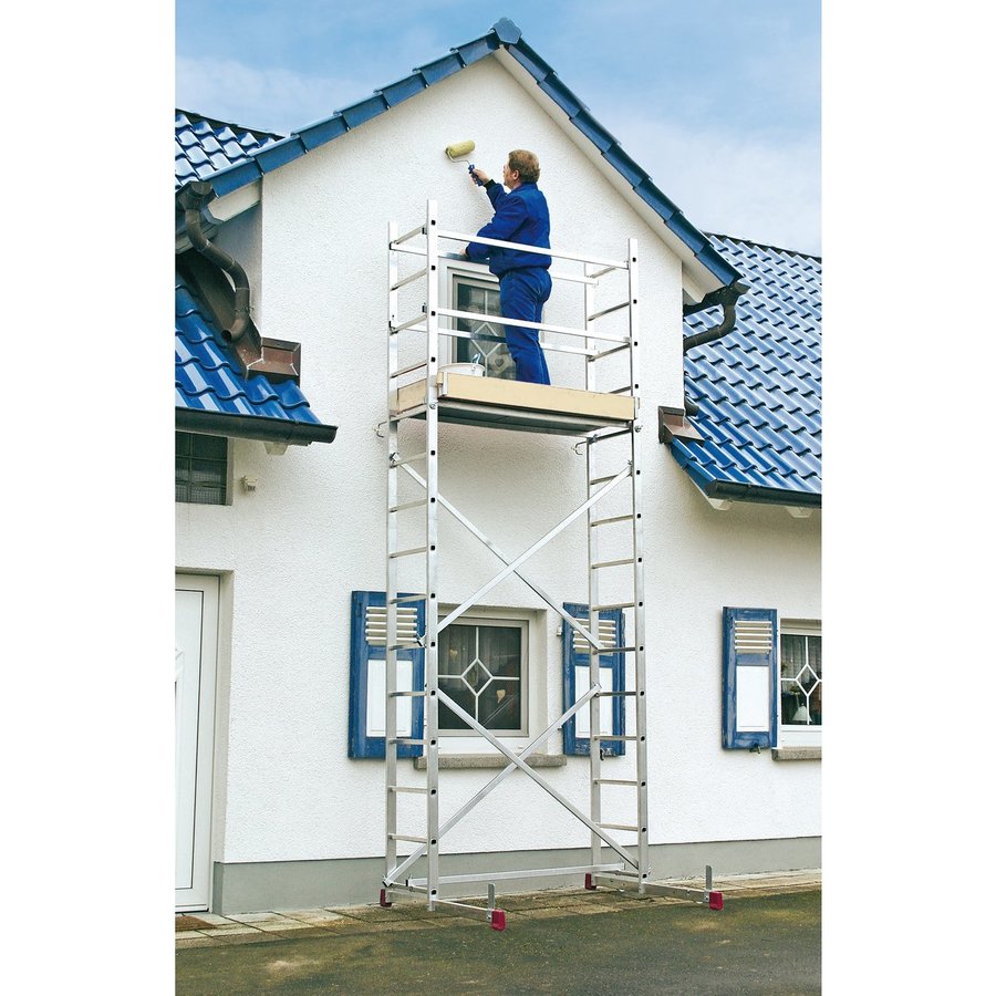 Krause CORDA Montagegerüst Komplettset Max. Arbeitshöhe ca. 5 m