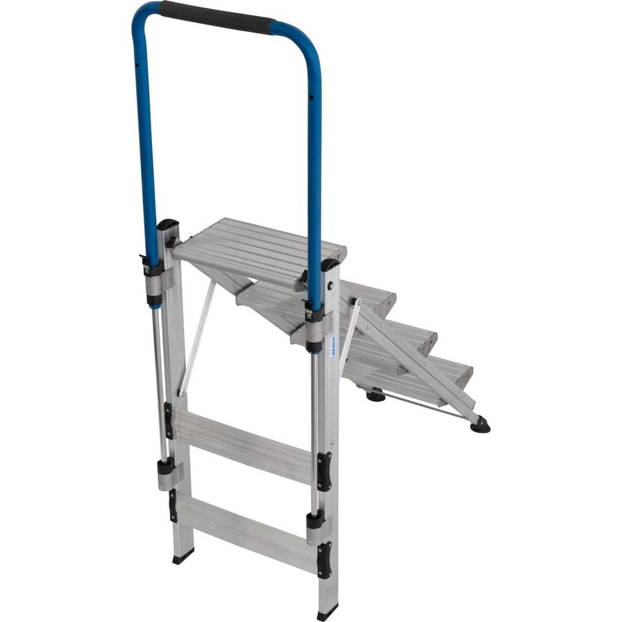 Krause STABILO klappbare Sicherheitstreppe 4 Stufen mit Haltebügel