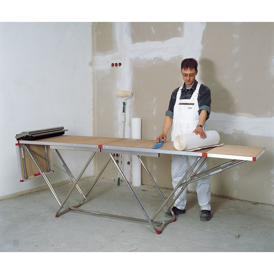 Euroline eurotap Alu-Tapeziertisch abklappbar für den Profi Nr. 811 Breite 60 cm