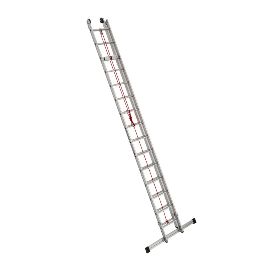 Euroline Alu-Seilzugleiter 2-teilig Nr. 312 2x15