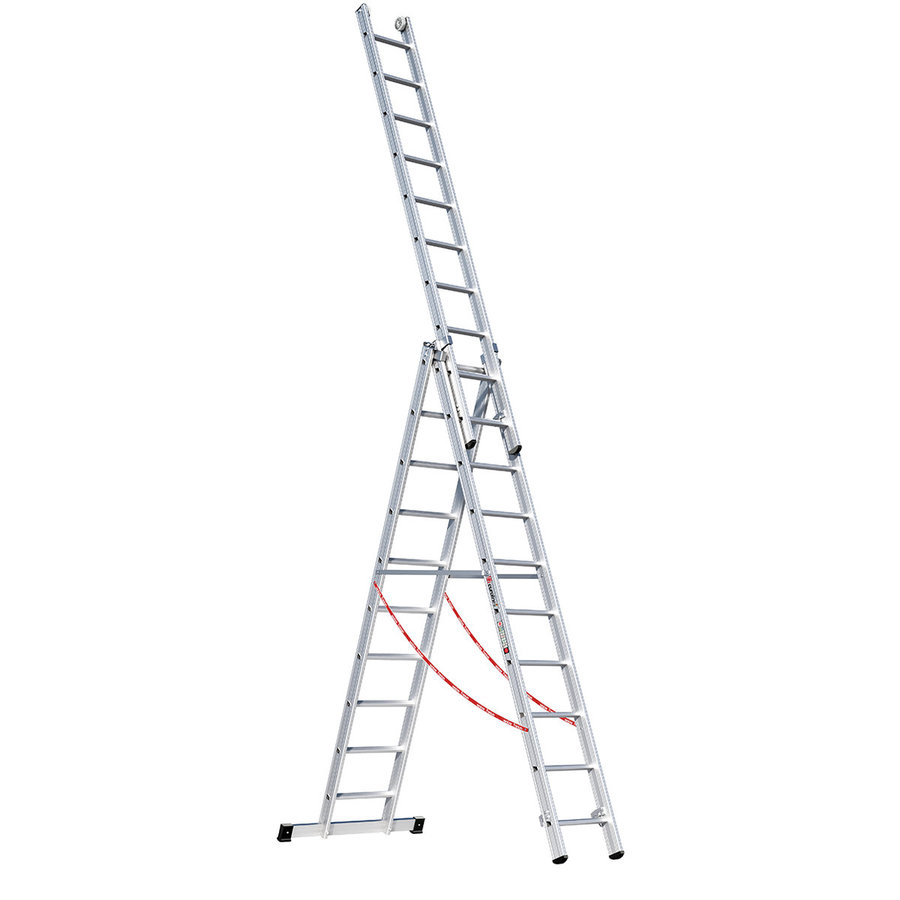 Euroline Alu-Mehrzweckleiter 3-teilig Nr. 307 Vielzweckleiter 3x10