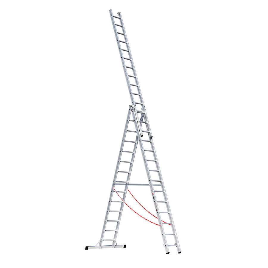 Euroline Alu-Mehrzweckleiter 3-teilig Nr. 307 Vielzweckleiter 3x14