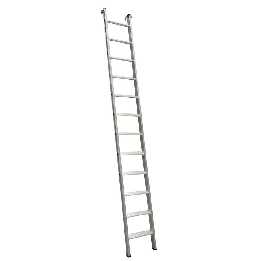 Euroline Alu-Stufenanlegeleiter /Anlegetreppe mit Vario Einhängehaken Nr. 30176 1x12
