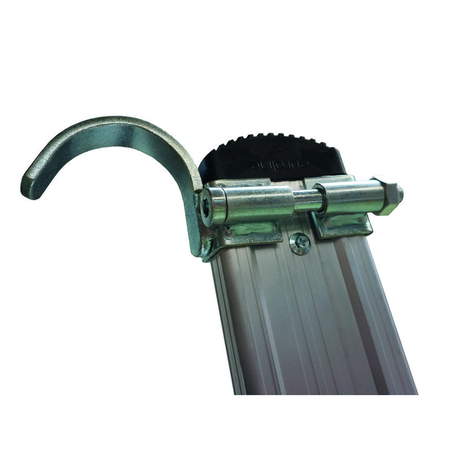 Euroline Alu-Stufenanlegeleiter /Anlegetreppe mit Vario Einhängehaken Nr. 30176 1x12