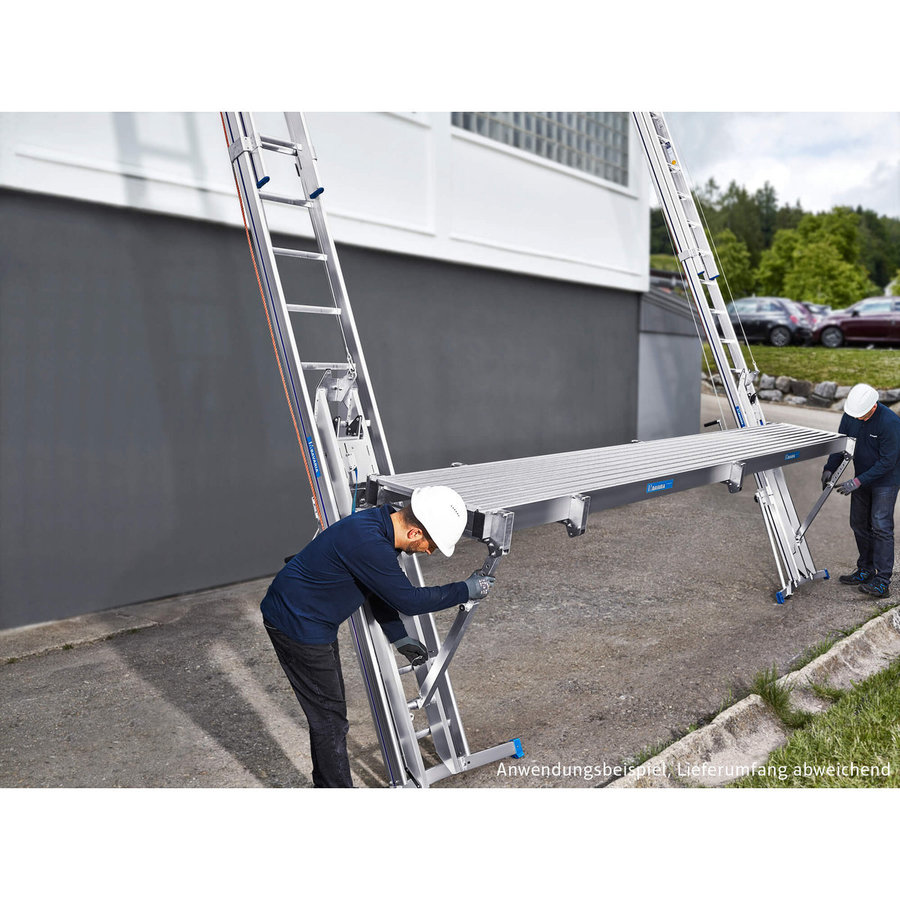 MAUDERER BAVARIA Leitern-Blitzgerüst als Dachschutzwand 2,5 m