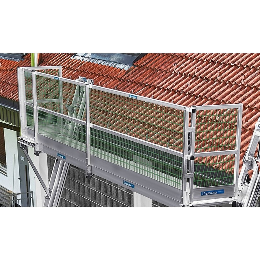 MAUDERER BAVARIA Leitern-Blitzgerüst als Dachschutzwand 2,5 m