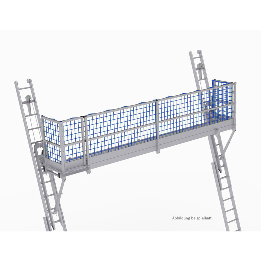 MAUDERER BAVARIA Leitern-Blitzgerüst als Dachschutzwand 5 m