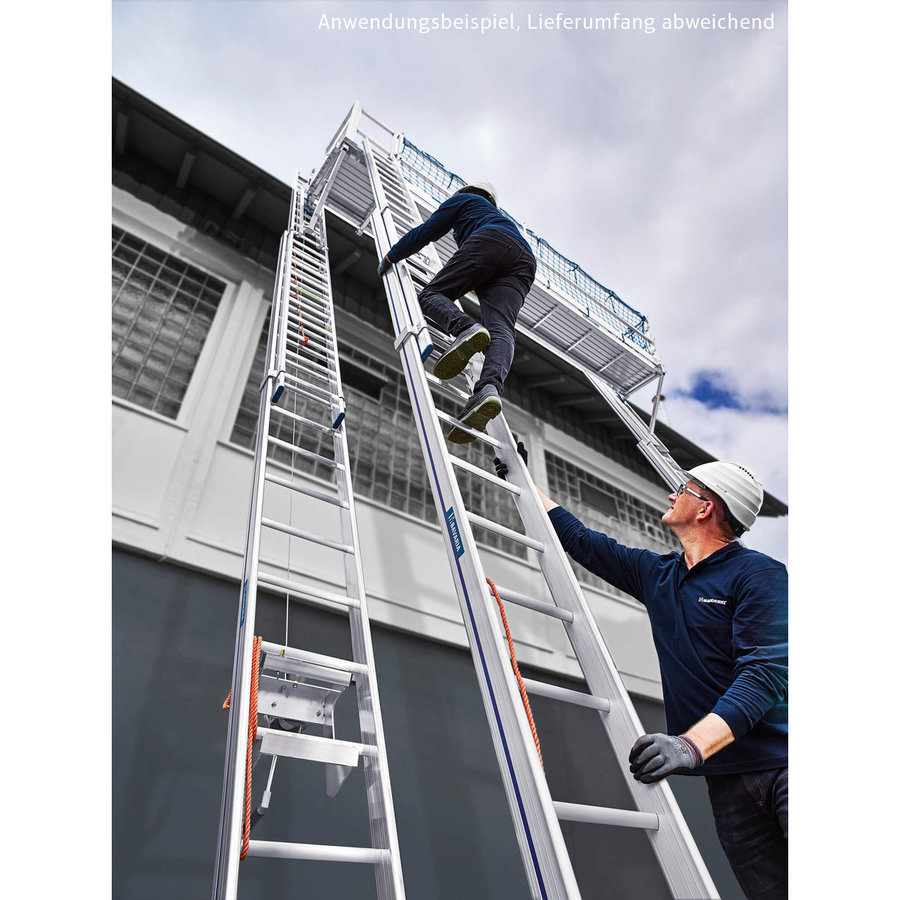 MAUDERER BAVARIA Leitern-Blitzgerüst als Dachschutzwand 5 m