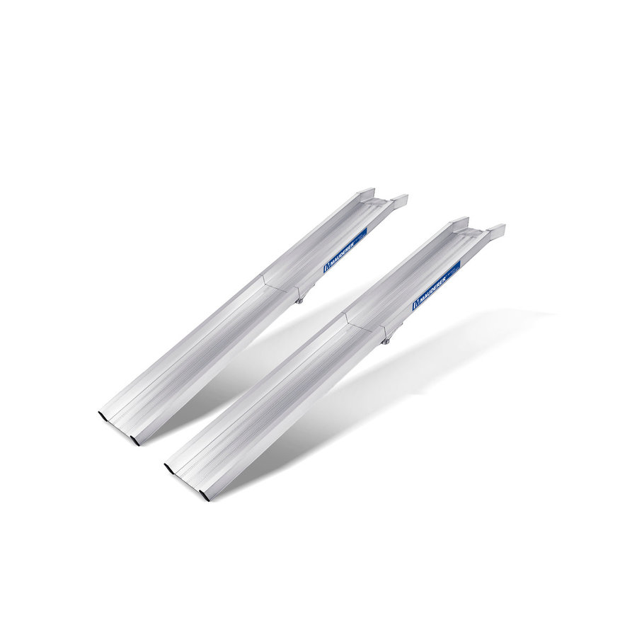 MAUDERER SuperLeicht-Schiene AK mit Rand & klappbar(Paar=2 Stück) Länge: 2000/1000 mm
