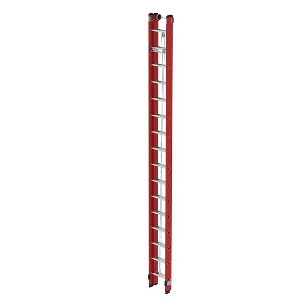 Günzburger Steigtechnik Sprossen-Seilzugleiter 2-teilig GFK/Alu ohne Traverse 2x16 Sprossen