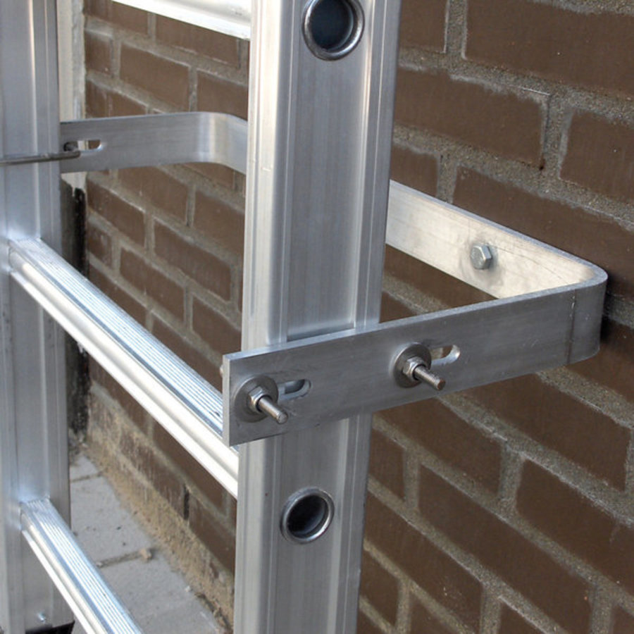 Altrex Everest Steigleiter - Fassadenleiter ohne Rückenschutz Steighöhe 5.98 - 6.25 m