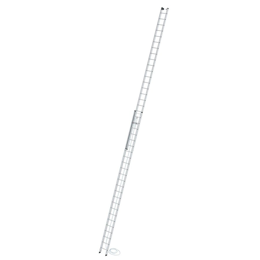 Günzburger Steigtechnik Sprossen-Seilzugleiter 2-teilig ohne Traverse 2x24 Sprossen