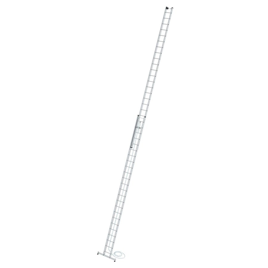 Günzburger Steigtechnik Sprossen-Seilzugleiter 2-teilig mit nivello®-Traverse 2x24 Sprossen