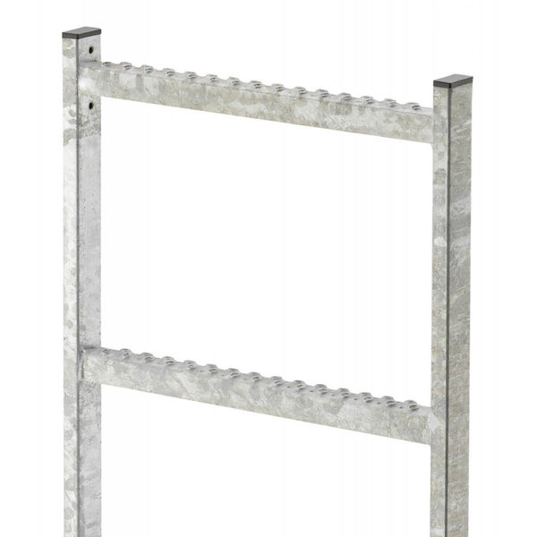 Hailo Professional Schachtleiter LW 400, Stahl feuerverzinkt 1.0037 1,96 m | 7 Sprossen