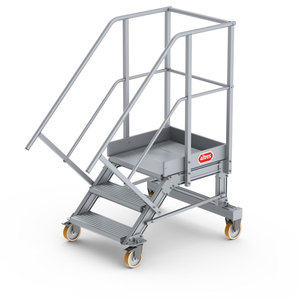 Altrex Podesttreppe fahrbar 45°, Stufenbreite: 60 cm 