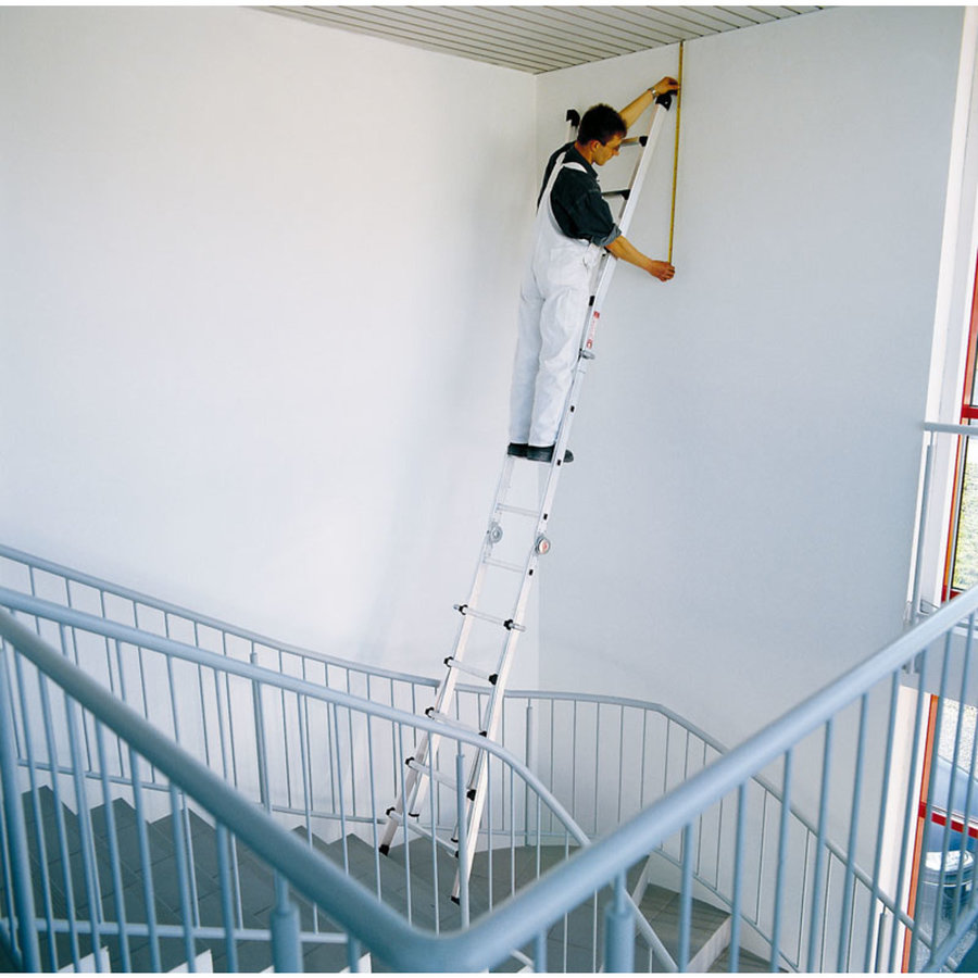 Euroline Alu-Vario-Klappleiter Nr. 316 Teleskopleiter 4x5