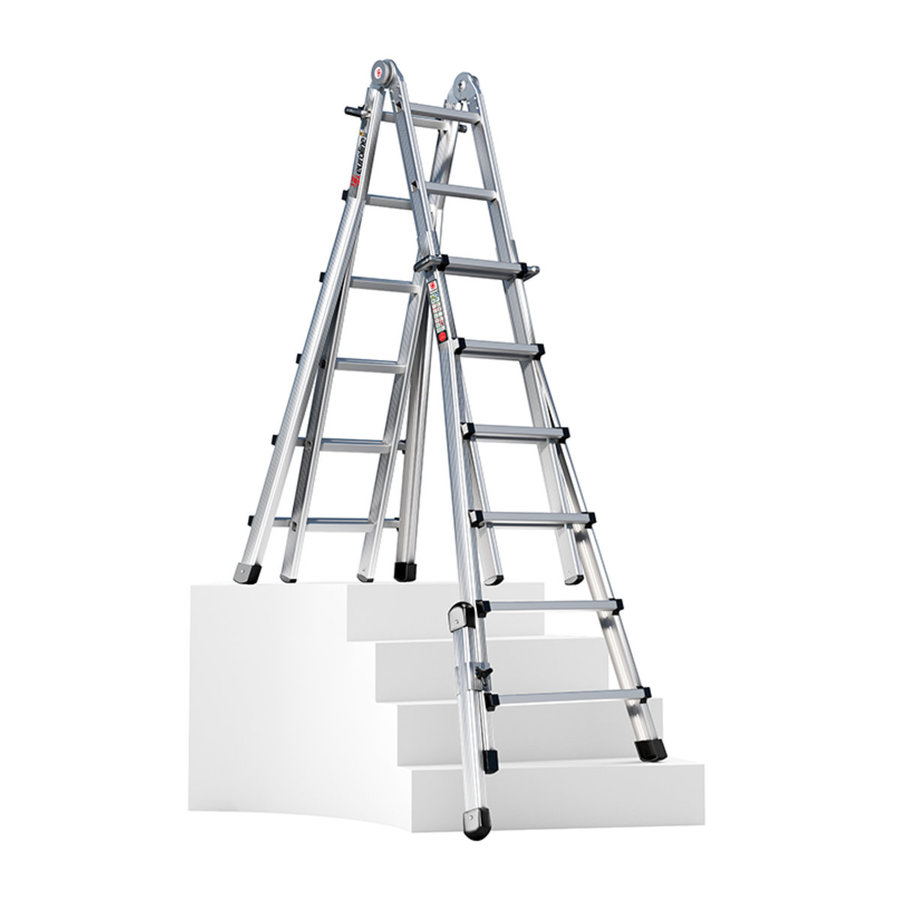 Euroline euroline  Alu-Vario-Klappleiter Nr. 316 Teleskopleiter 4x6