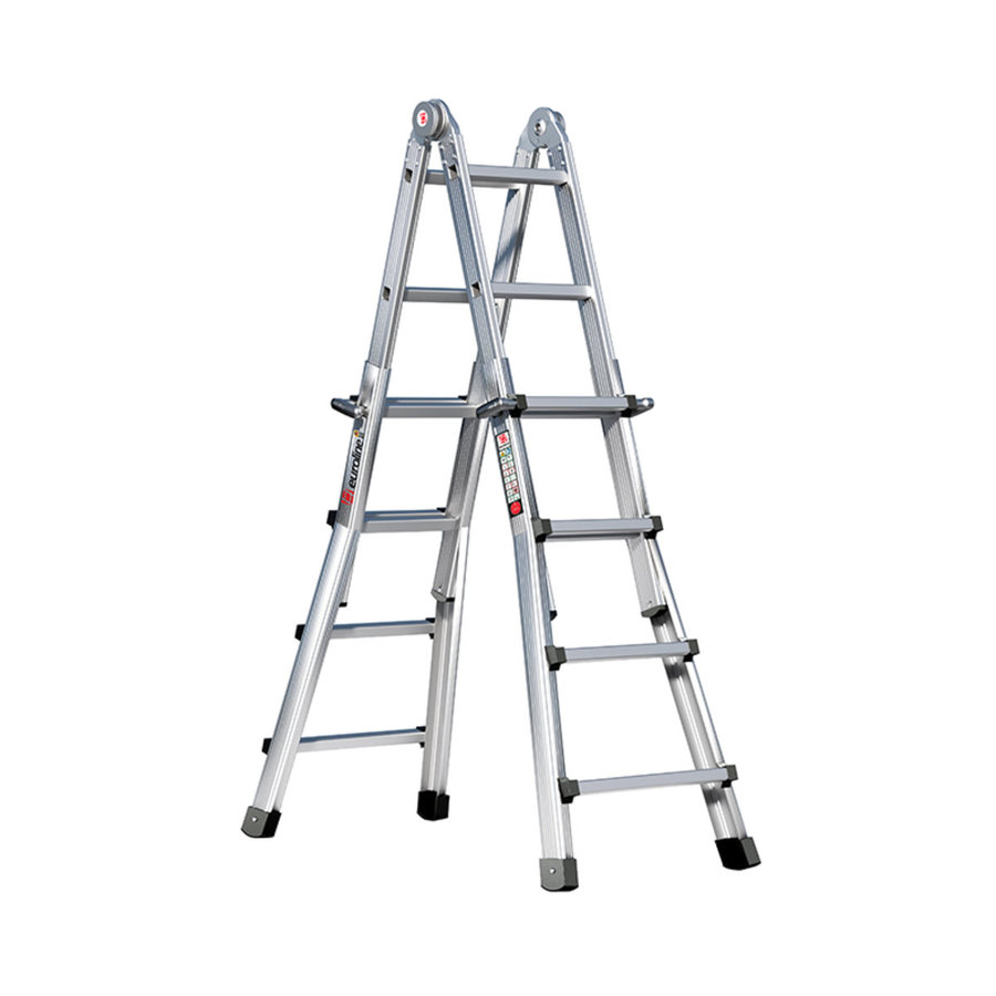 Euroline euroline  Alu-Vario-Klappleiter Nr. 316 Teleskopleiter 4x4