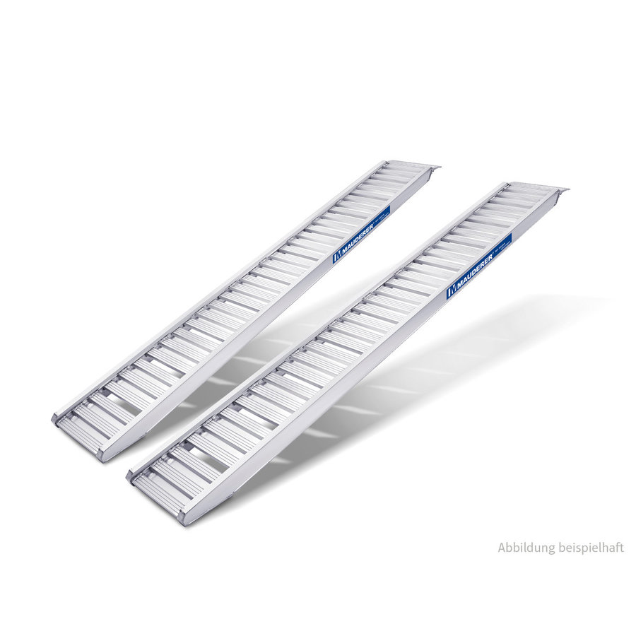 MAUDERER Allround-Schiene mit Rand, Typ B (Paar = 2 Stück) 4060 mm/5800