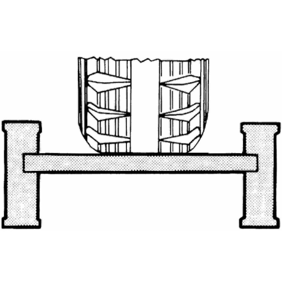 MAUDERER Allround-Schiene mit Rand, Typ B (Paar = 2 Stück) 4260 mm/4300