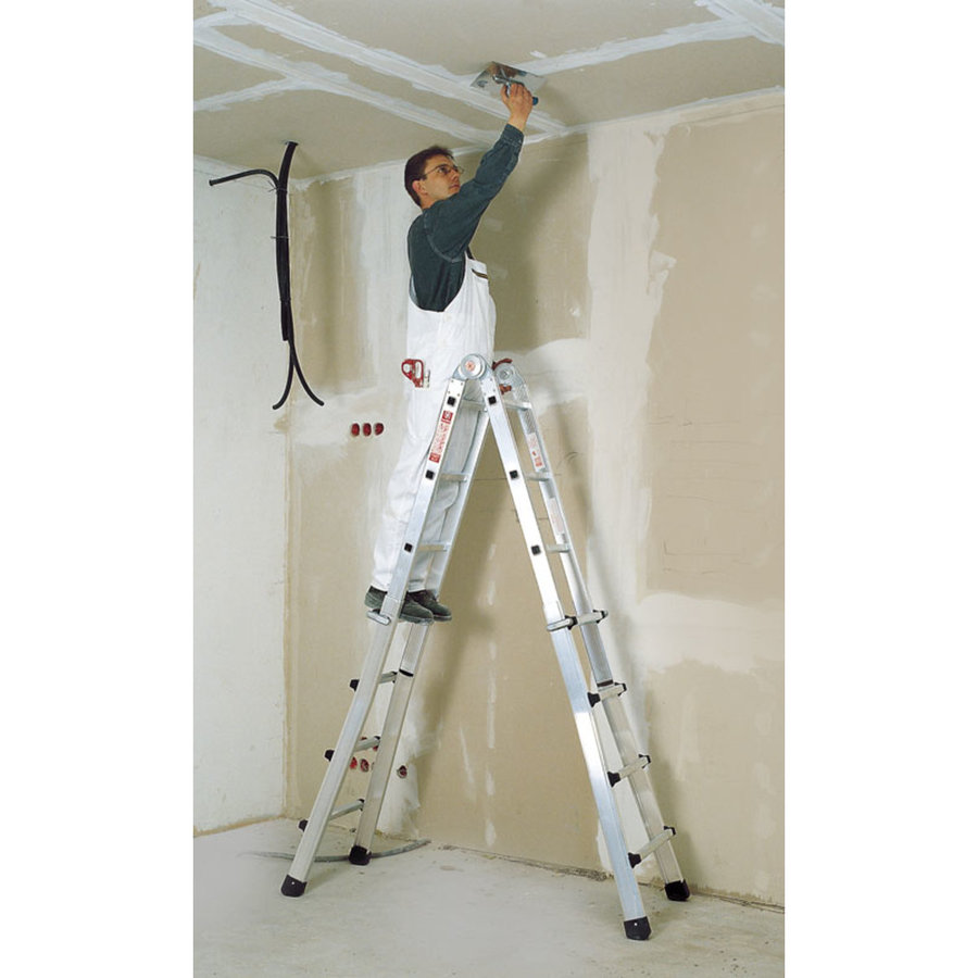 Euroline euroline  Alu-Vario-Klappleiter Nr. 316 Teleskopleiter 4x3