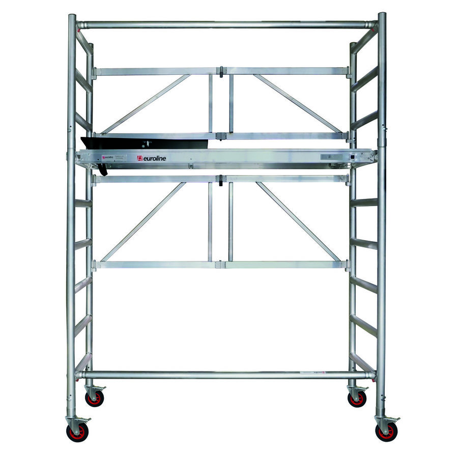 Euroline Nr. 9400 Klapp-/Fahrgerüst (Typ 0,75 x 1,90; Plattform mit Durchstieg) mit Arbeitshöhe bis 3,80m