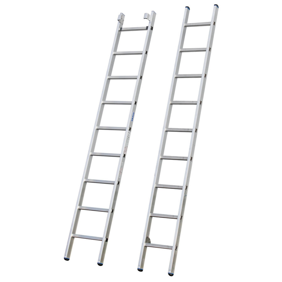 Krause STABILO - SprossenSchiebeLeiter zweiteilig 2x9 Sprossen