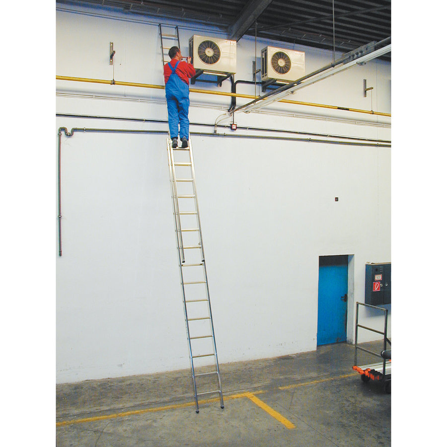 Krause STABILO - SprossenSchiebeLeiter zweiteilig 2x15 Sprossen