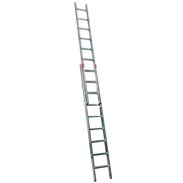 Krause MONTO Sprossen-SchiebeLeiter Fabilo zweiteilig 2x9 Sprossen