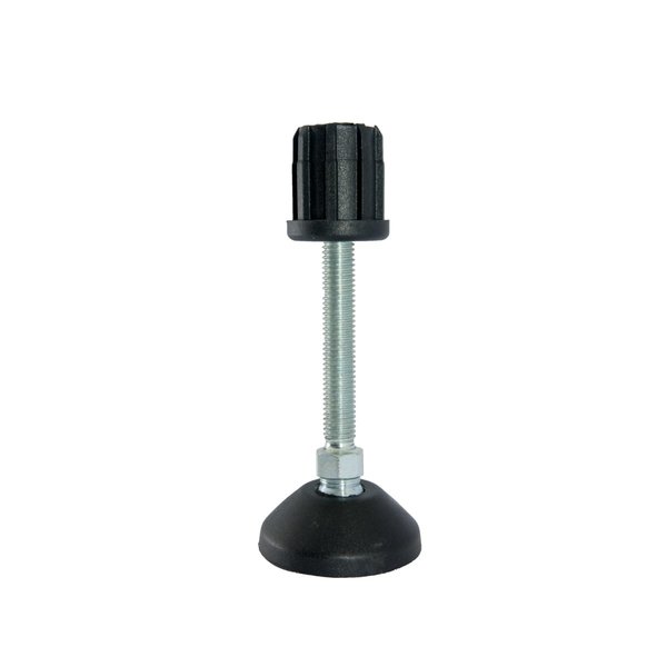 Krause STABILO Höhenverstellbare Fußplatten mit Gummiauflage (4 Stück)