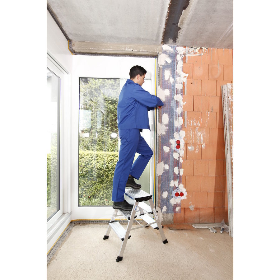 Krause MONTO Doppel-KlappTritt Treppo 2x3 Stufen