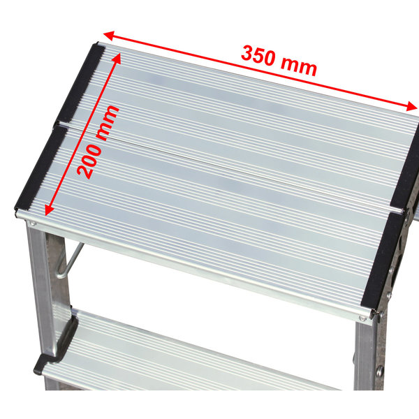 Krause MONTO Doppel-KlappTritt Treppy 2x2 Stufen