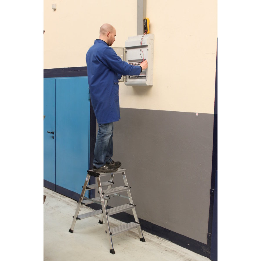 Krause MONTO Doppel-KlappTritt Treppo 2x4 Stufen