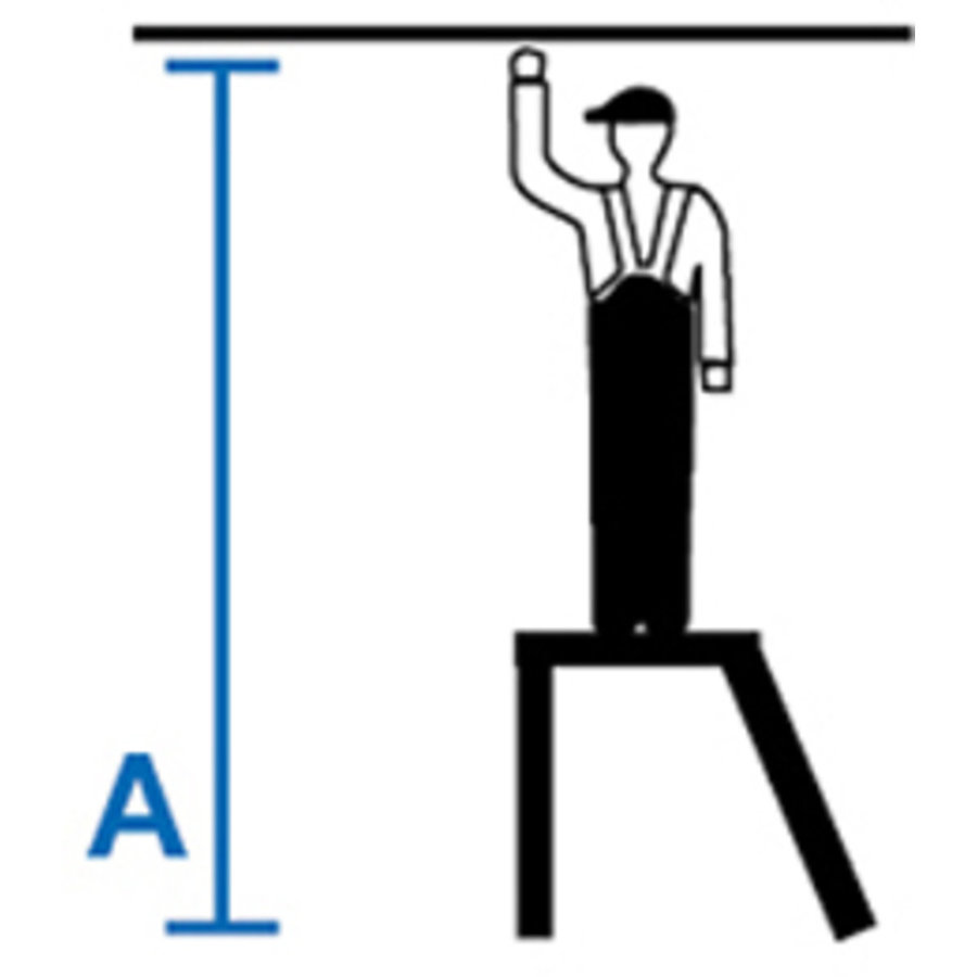 Krause STABILO MontageTritt Alu 2 Stufen
