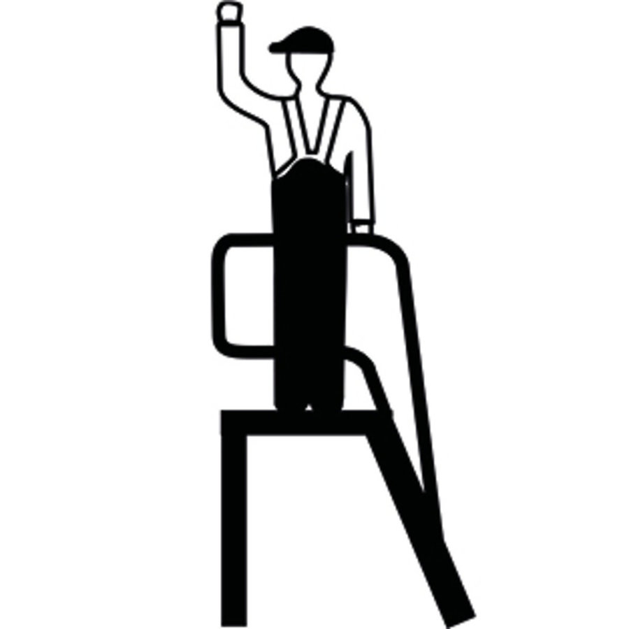 Krause STABILO Mobiler MontageTritt 3 Stufen