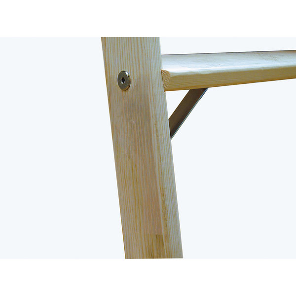 Krause STABILO Stufen-DoppelLeiter Holz 2x3 Stufen