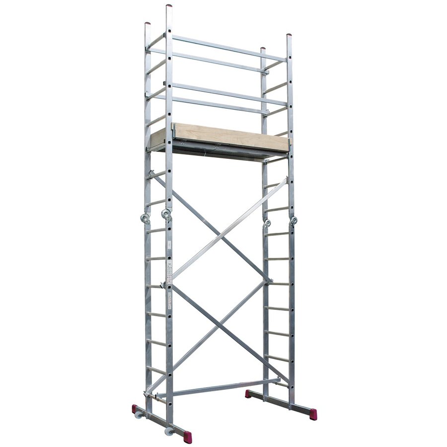 Krause CORDA Gelenk-Gerüst Gerüst-Leitern-System, Max. Arbeitshöhe ca. 4,85 m