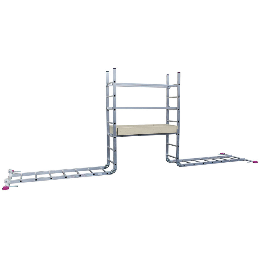 Krause CORDA Gelenk-Gerüst Gerüst-Leitern-System, Max. Arbeitshöhe ca. 4,85 m