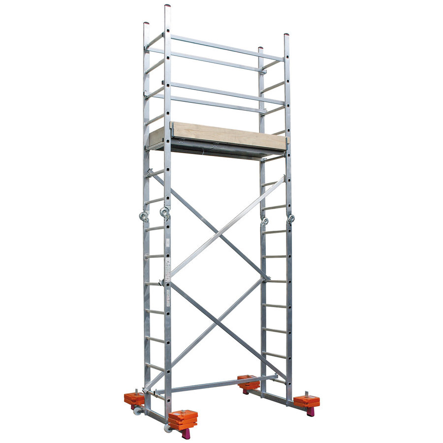 Krause CORDA Gelenk-Gerüst Gerüst-Leitern-System, Max. Arbeitshöhe ca. 4,85 m