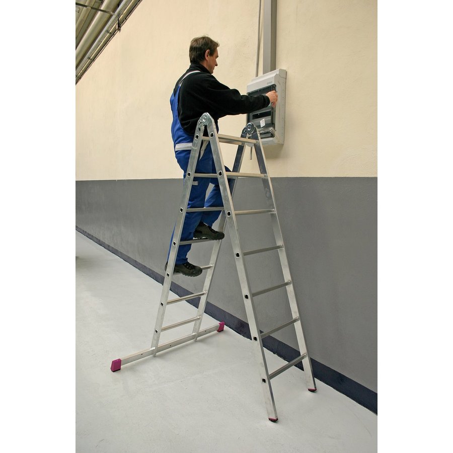 Krause CORDA Gelenk-Gerüst Gerüst-Leitern-System, Max. Arbeitshöhe ca. 4,85 m