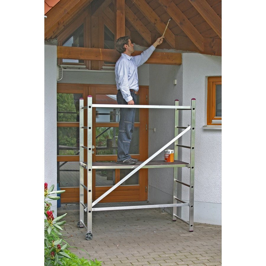 Krause CORDA Kleingerüst mit Fahrrollen Arbeitshöhe bis ca. 3m