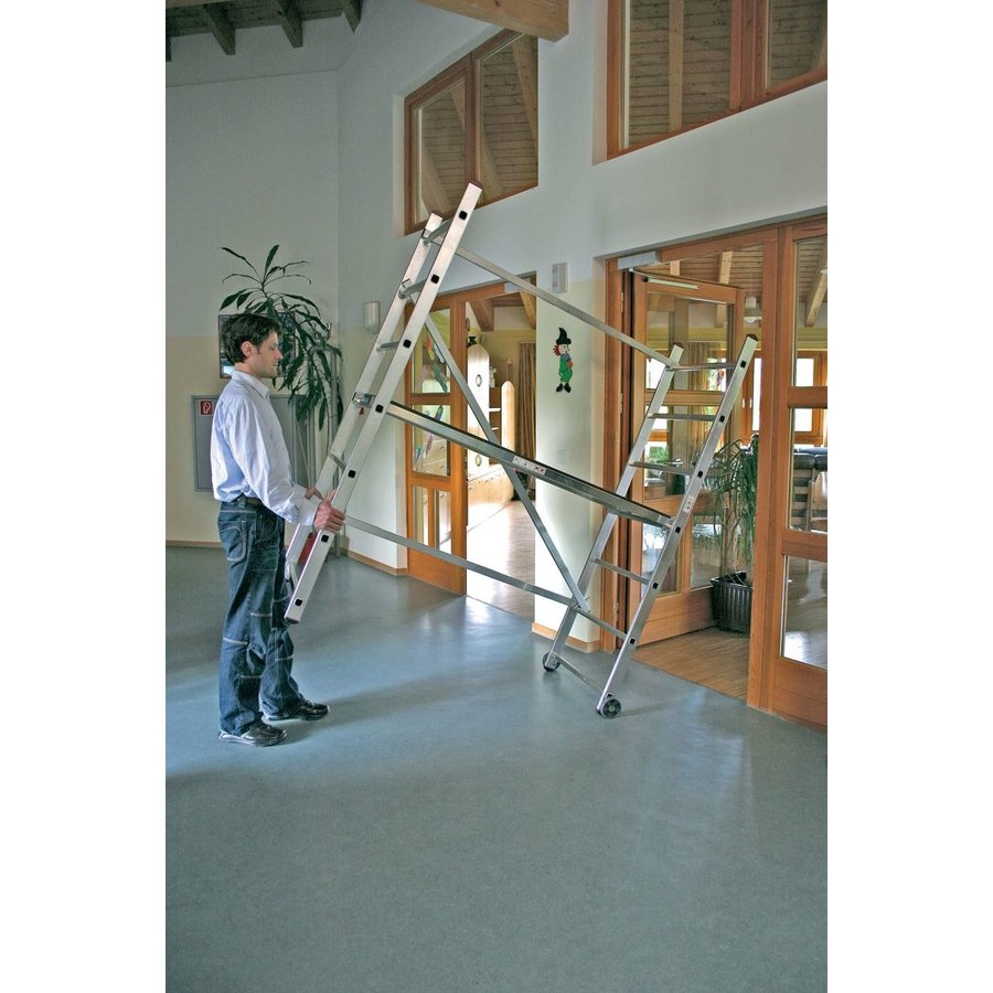 Krause CORDA Kleingerüst mit Fahrrollen Arbeitshöhe bis ca. 3m