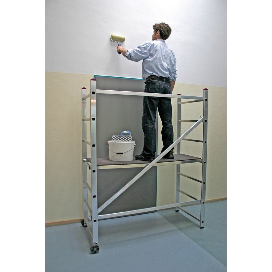 Krause CORDA Kleingerüst mit Fahrrollen Arbeitshöhe bis ca. 3m