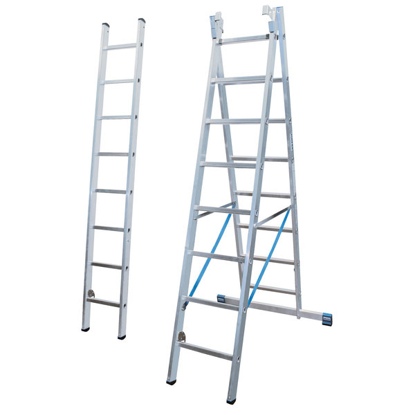 Krause STABILO - Sprossen-VielzweckLeiter  treppengängig 3x8 Sprossen