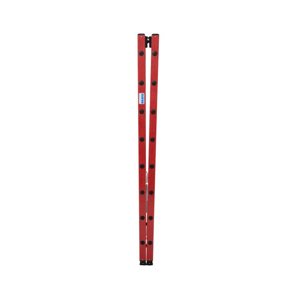 Krause Vollkunststoff-Sprossen-DoppelLeiter 2x8 Sprossen