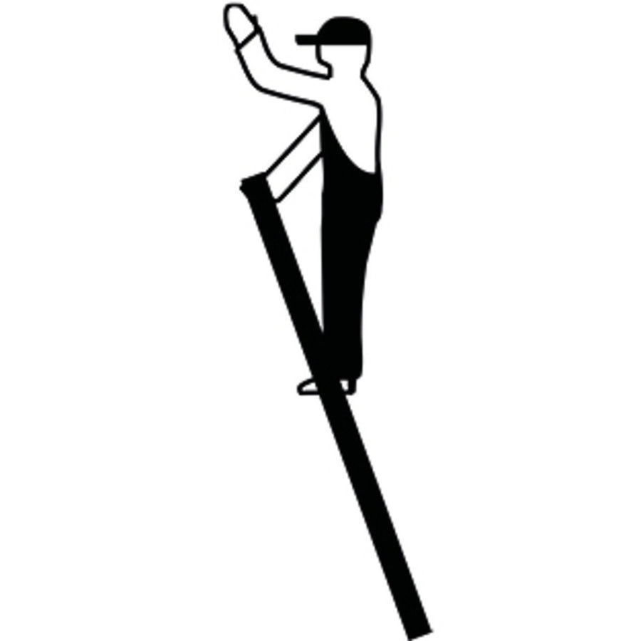 Krause GlasreinigerLeiter, 3-teiliger Satz 1x18 Sprossen