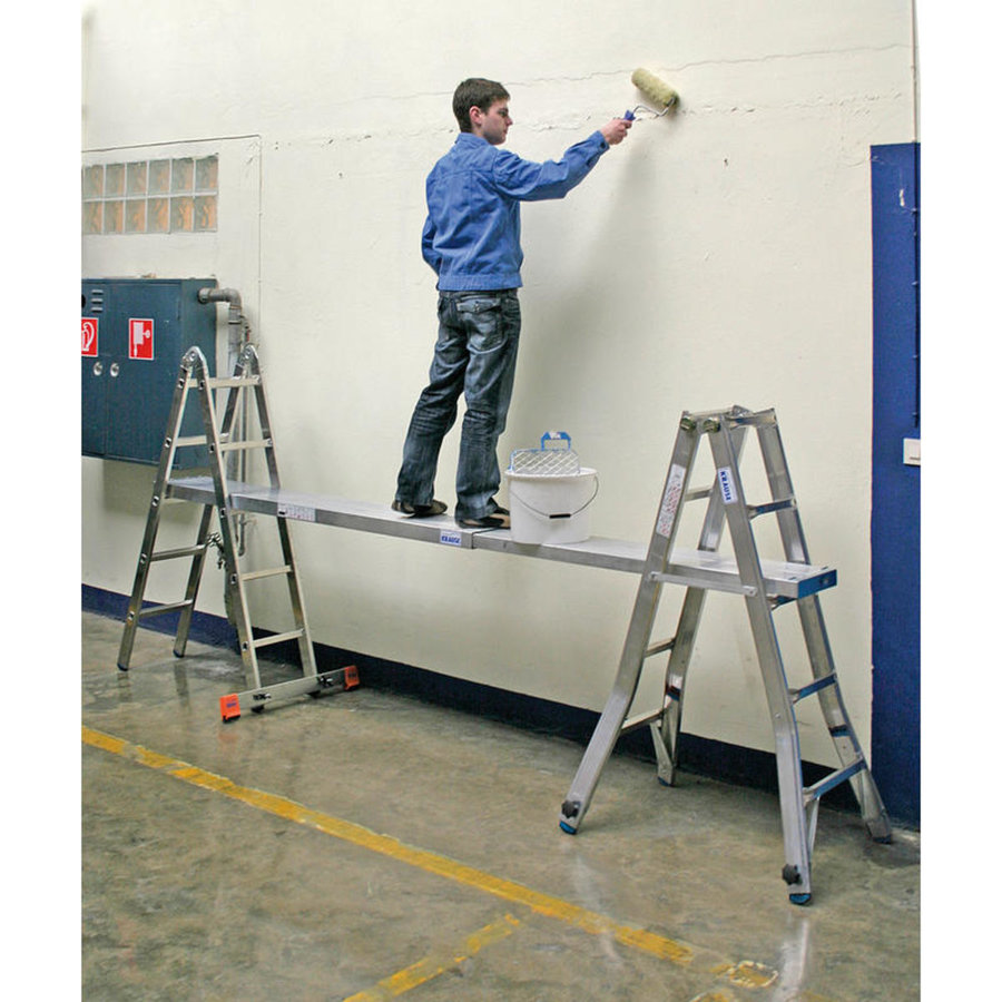 Krause STABILO TeleBoard - Alu-Teleskop-Bohle ca. 1,75 m Plattformlänge 1,75 - 2,98 m